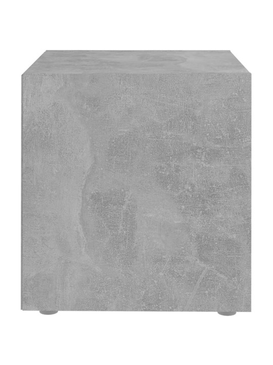 TV-tasot 2 kpl betoninharmaa 37x35x37 cm lastulevy