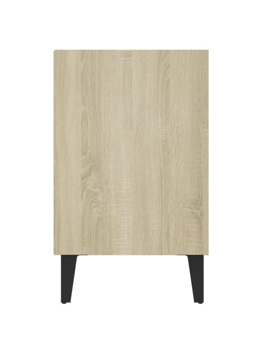 TV-taso metallijalat Sonoma-tammi 103,5x30x50 cm