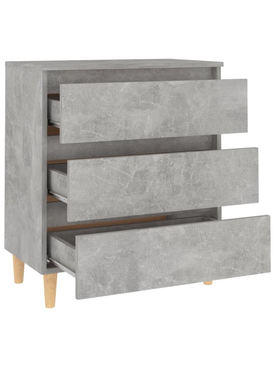 Senkki betoninharmaa 60x35x69 cm lastulevy