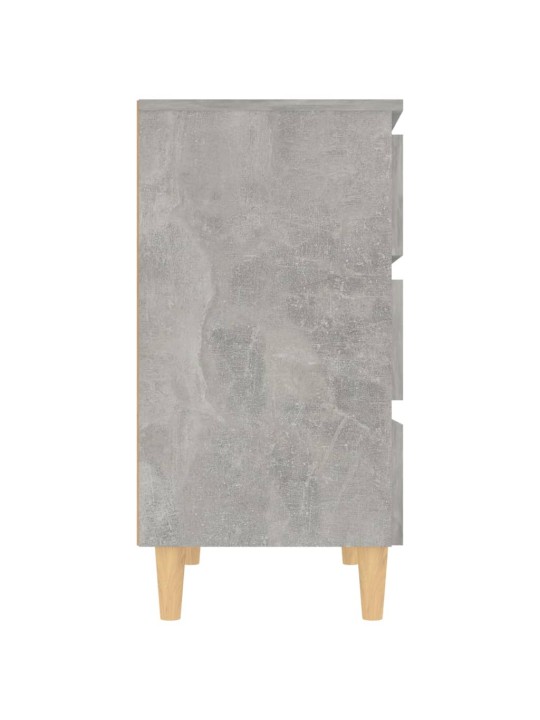 Senkki betoninharmaa 60x35x69 cm lastulevy