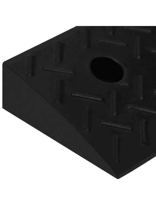 Jalkakäytävän rampit 2 kpl 50x17,5x5 cm kumi