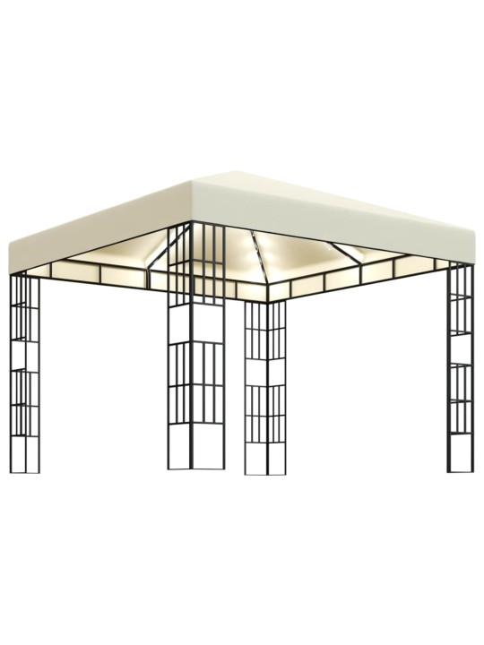 Huvimaja LED-valonauhoilla 3x3 m kerma