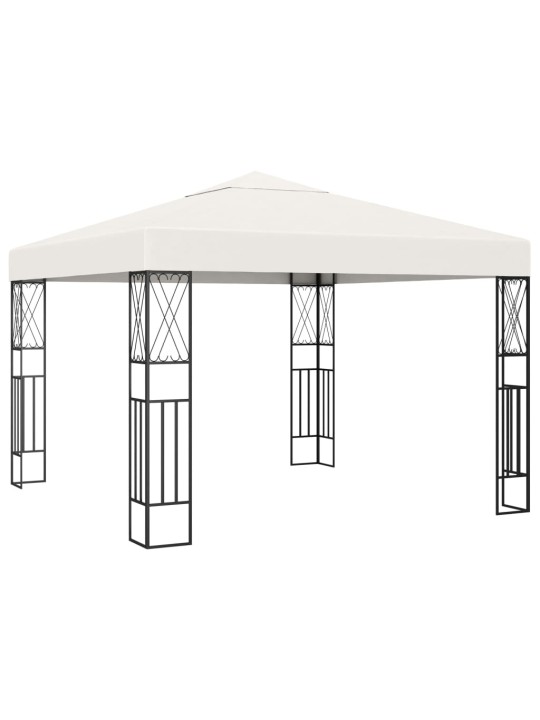 Huvimaja LED-valonauhoilla 3x3 m kerma kangas