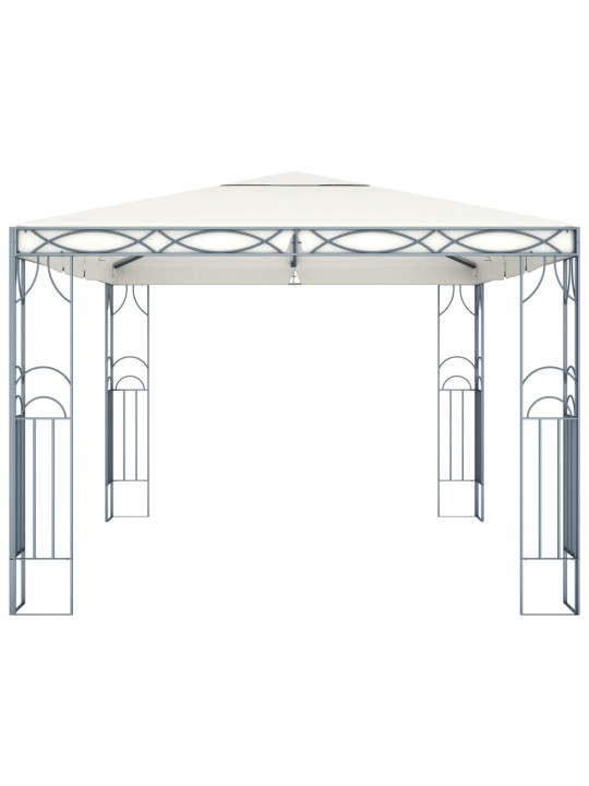 Huvimaja LED-valonauhoilla 400x300 cm kerma