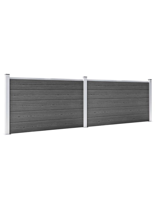 Aitapaneelisarja wpc 353x105 cm musta