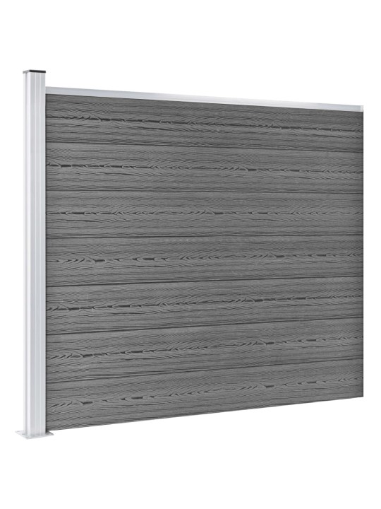 Aitapaneelisarja wpc 526x146 cm harmaa
