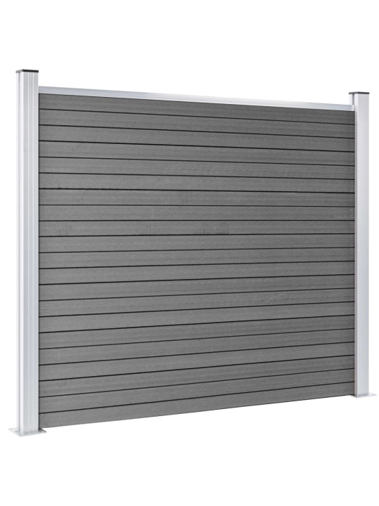 Aitapaneelisarja wpc 526x146 cm harmaa