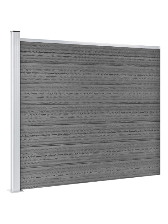 Aitapaneelisarja wpc 872x146 cm harmaa