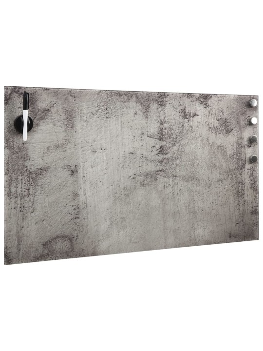 Seinäkiinnitteinen magneettinen tussitaulu lasi 100x60 cm