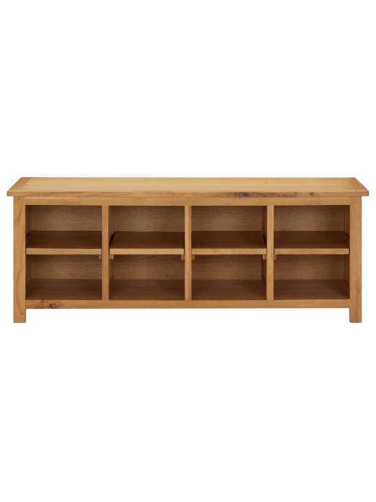 Kenkäteline 114x37x45 cm täysi tammi