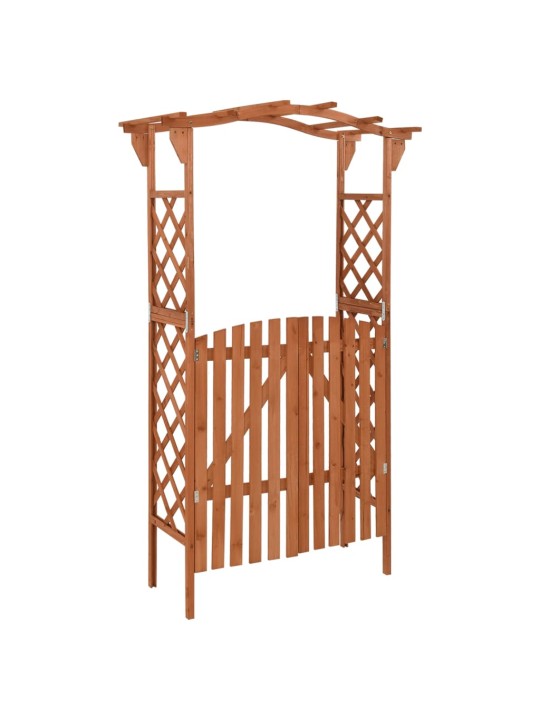 Pergola portilla 116x40x204 cm täysi kuusi