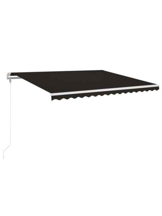 Automaattisesti sisäänkelattava markiisi 400x350 cm antrasiitti