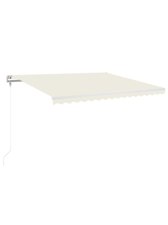 Automaattisesti sisäänkelattava markiisi 450x350 cm kerma