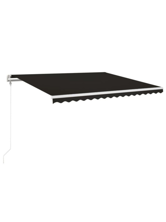 Automaattisesti sisäänkelattava markiisi 450x350 cm antrasiitti