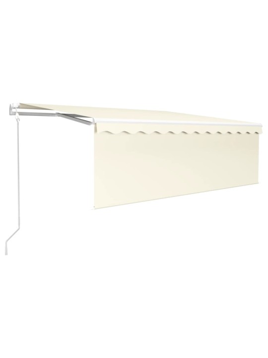 Sisäänkelattava markiisi verho/LED/tuulisensori 4x3 m kerma