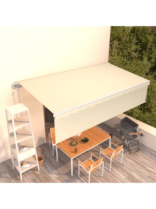 Automaattimarkiisi verhoilla 6x3 m kerma