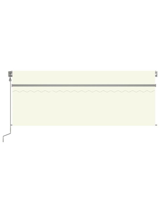 Sisäänkelattava markiisi verho/LED/tuulisensori 4x3 m kerma