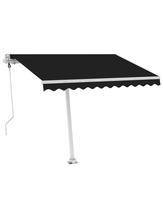 Vapaasti seisova sisäänkelattava markiisi 300x250cm antrasiitti