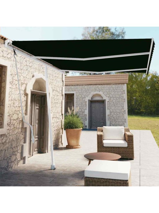 Vapaasti seisova sisäänkelattava markiisi 350x250cm antrasiitti