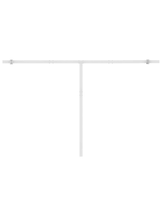 Vapaasti seisova sisäänkelattava markiisi 450x300cm antrasiitti