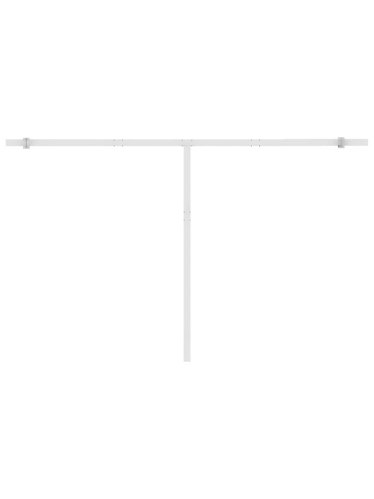 Vapaasti seisova sisäänkelattava markiisi 400x350cm antrasiitti