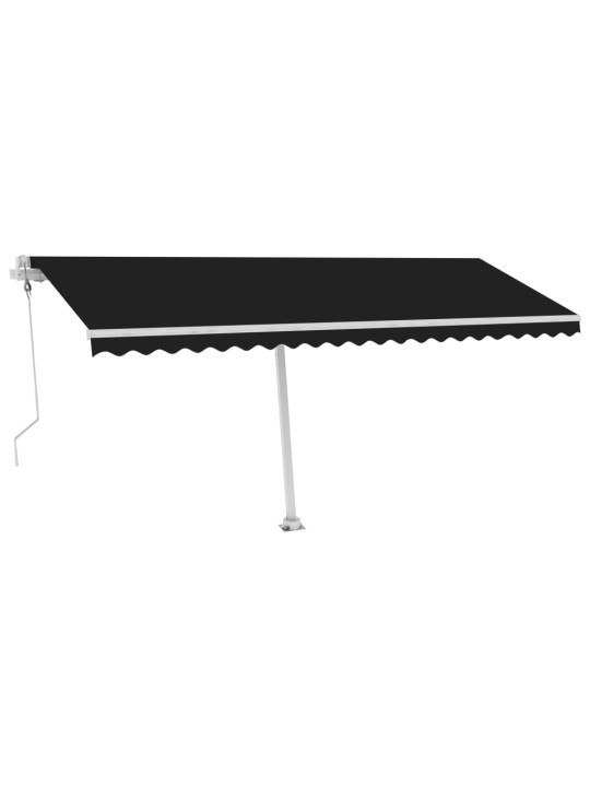 Vapaasti seisova sisäänkelattava markiisi 500x350cm antrasiitti