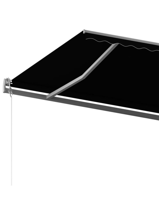 Vapaasti seisova sisäänkelattava markiisi 500x300cm antrasiitti