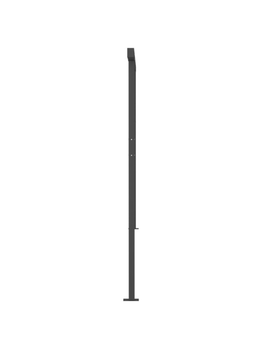 Sisäänkelattava markiisi led/tuulisensori 6x3,5 m oranssiruskea