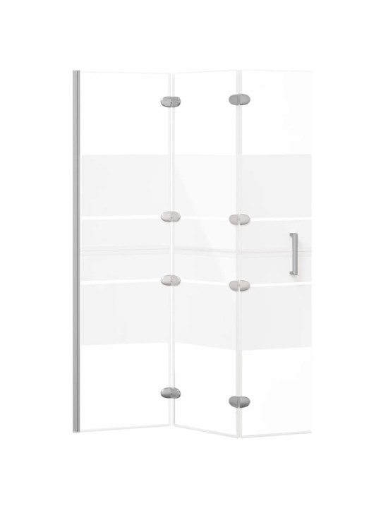 Taittuva suihkuseinä ESG 100x140 cm valkoinen