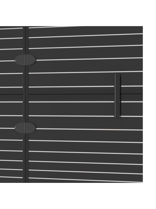 Taittuva suihkuseinä ESG 80x140 cm musta