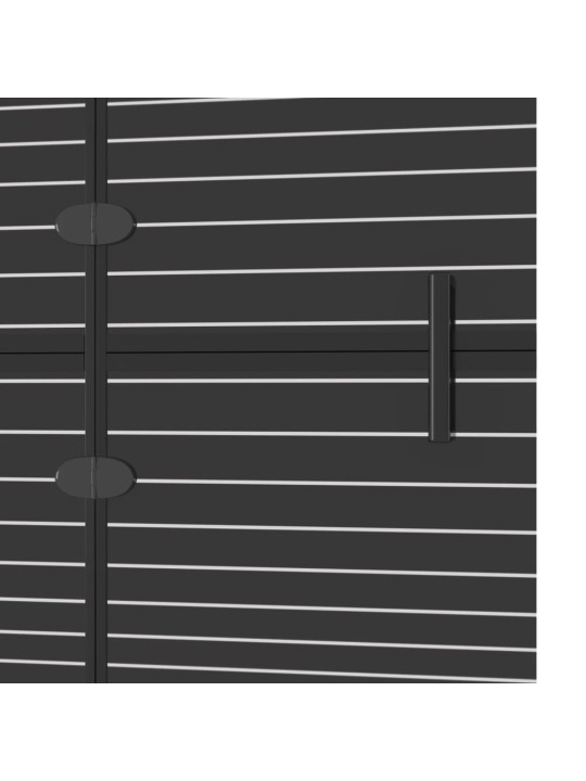 Taittuva suihkuseinä ESG 100x140 cm musta