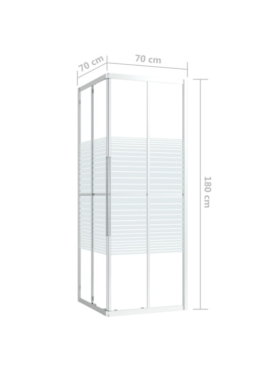 Suihkukaappi ESG 70x70x180 cm