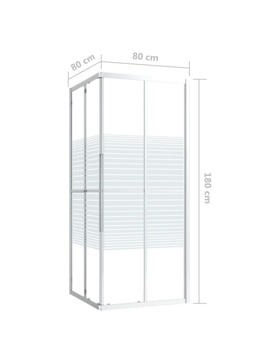 Suihkukaappi ESG 80x80x180 cm
