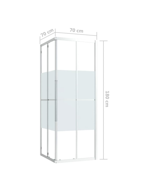 Suihkukaappi ESG 70x70x180 cm