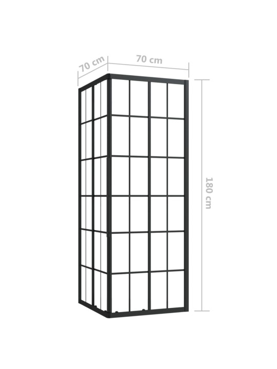 Suihkukaappi ESG 70x70x180 cm