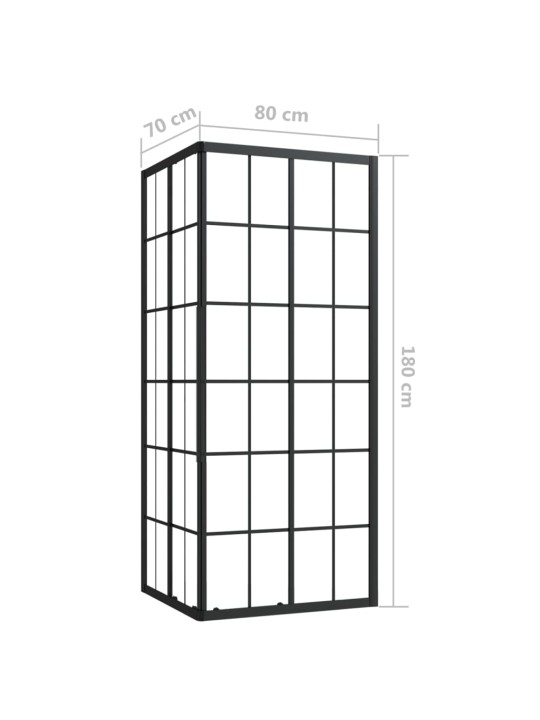 Suihkukaappi ESG 80x70x180 cm