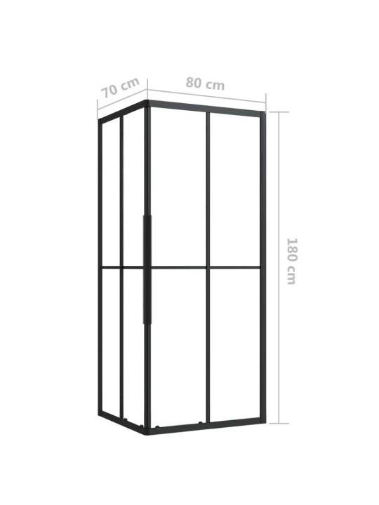 Suihkukaappi ESG 80x70x180 cm