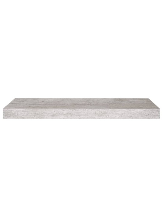 Kelluvat seinähyllyt 4 kpl betoninharmaa 60x23,5x3,8 cm MDF