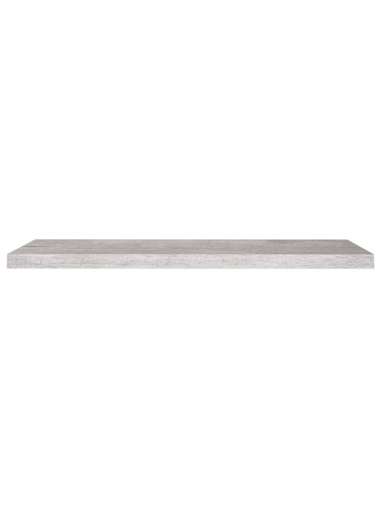 Kelluvat seinähyllyt 4 kpl betoninharmaa 90x23,5x3,8 cm MDF