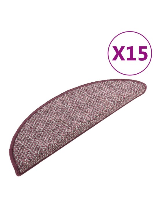 Porrasmatot 15 kpl purppura 56x17x3 cm