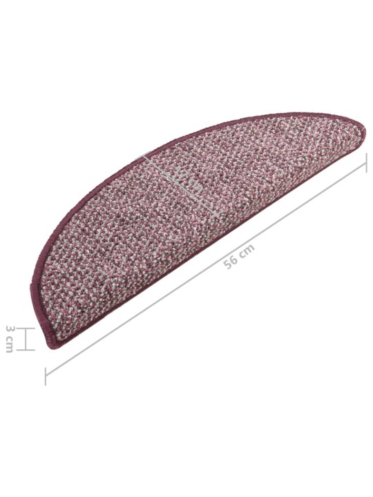 Porrasmatot 15 kpl purppura 56x17x3 cm