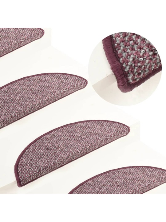 Porrasmatot 15 kpl purppura 56x17x3 cm