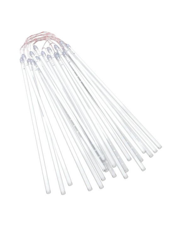 Meteorivalot 20 kpl 50 cm kylmä valkoinen 720 x led sisä/ulko
