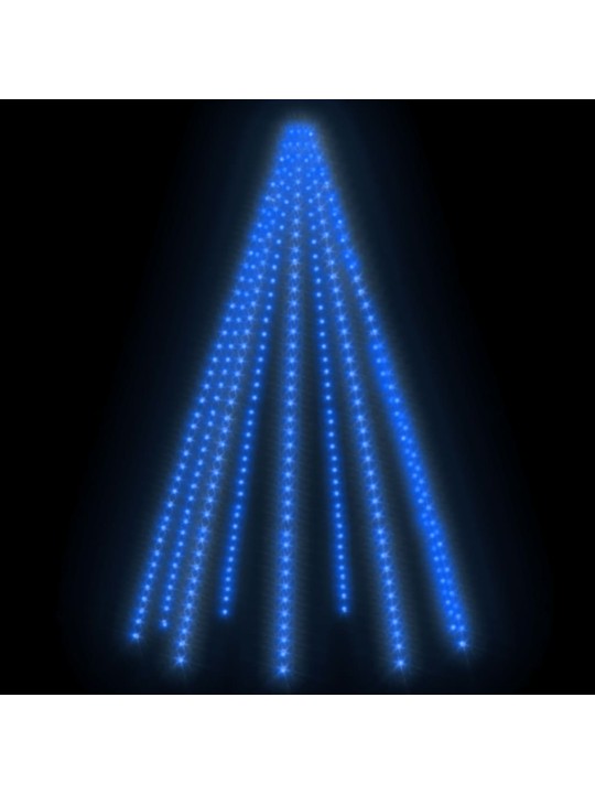 Joulukuusen valoverkko 400 LED-valoa sininen 400 cm