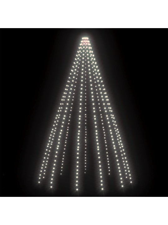 Joulukuusen valot 500 LED-valoa kylmä valkoinen 500cm sisä/ulko