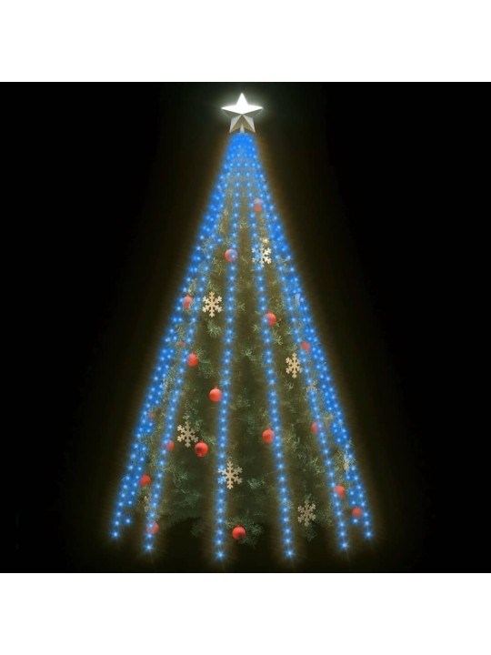 Joulukuusen valot 500 LED-valoa sininen 500 cm sisä/ulko