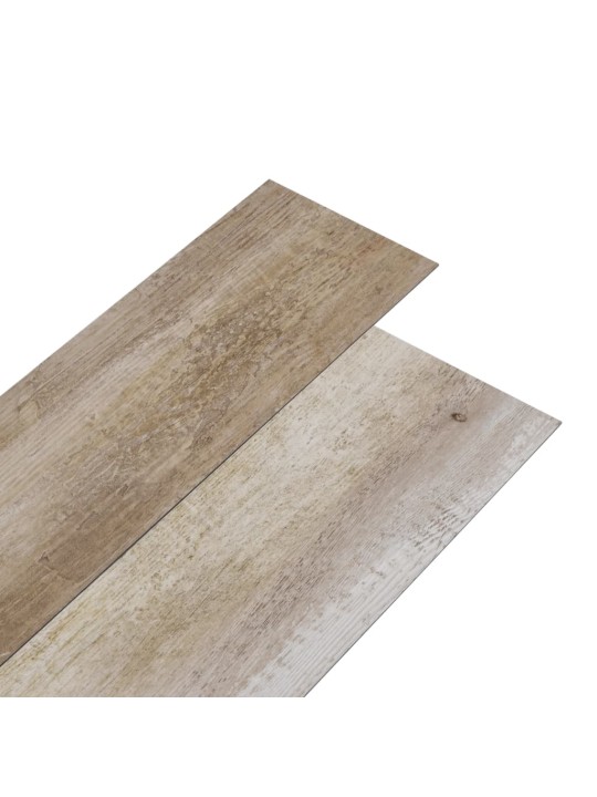 Itsekiinnittyvä PVC lattialankku 5,21 m² 2 mm puu laveeraus
