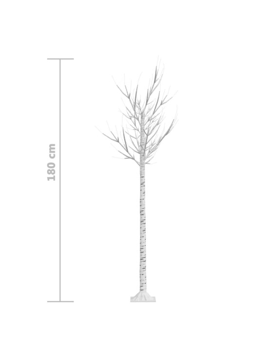 Joulukuusi 180 LED 1,8 m värikäs paju ulos/sisälle