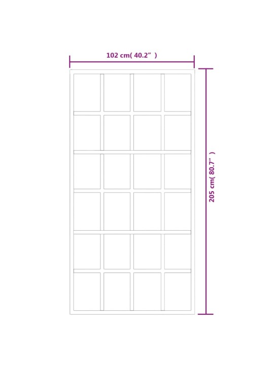 Liukuovi ESG-lasi ja alumiini 102x205 cm musta