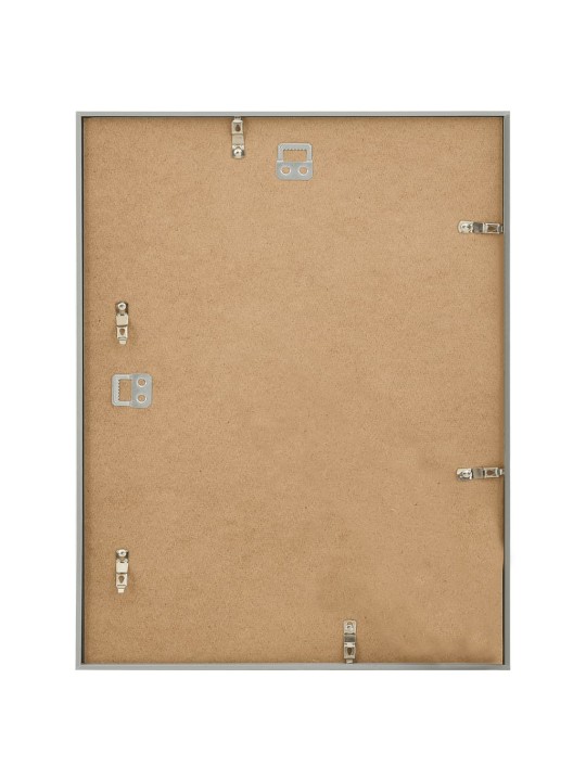 Valokuvakehyskollaasi 3 kpl seinälle hopea 40x50 cm MDF